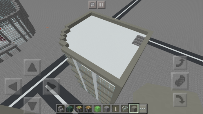 minecraft-quarter-circle-building_08 四半円のビル の作り方を紹介します。ビル建築講座