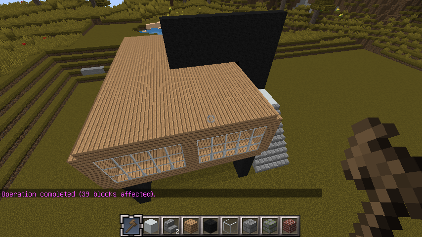 minecraft-house_15 大きな一軒 家  の簡単な作り方。家を分割して作る。- 内装 編-| マイクラ家図鑑