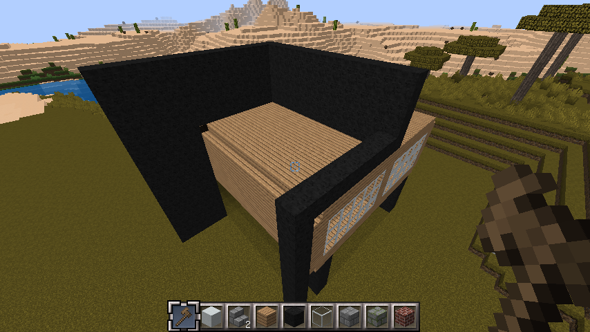 minecraft-house_16 大きな一軒 家  の簡単な作り方。家を分割して作る。- 内装 編-| マイクラ家図鑑