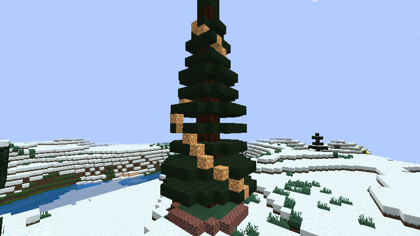 minecraft-merrychristmas_21 クリスマス の装飾ならおまかせ！クリスマスツリーから家の飾りつけまで全部お教えします。-マイクラ家図鑑