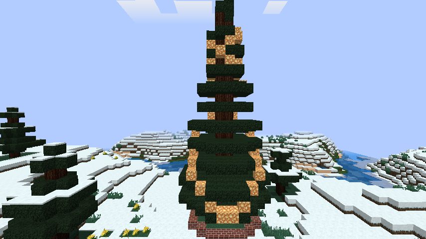 minecraft-merrychristmas_22 クリスマス の装飾ならおまかせ！クリスマスツリーから家の飾りつけまで全部お教えします。-マイクラ家図鑑