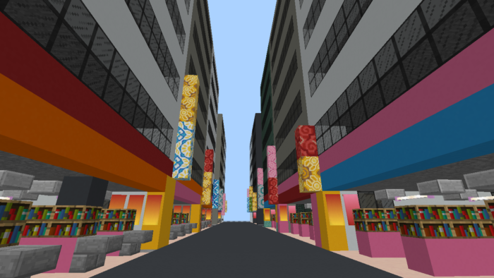minecraft-city_35 大都市 を一瞬で作る方法を紹介。ビルをマイクラで建てまくる。【コマンド】 | マイクラ家図鑑