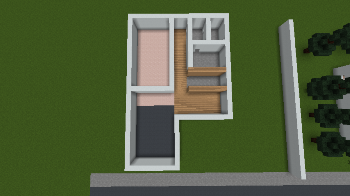 minecraft-house_04 現代建築 をマイクラでおしゃれに作れる！現代建築講座【設計図】