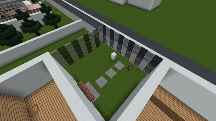 minecraft-house_37 現代建築 をマイクラでおしゃれに作れる！現代建築講座【設計図】